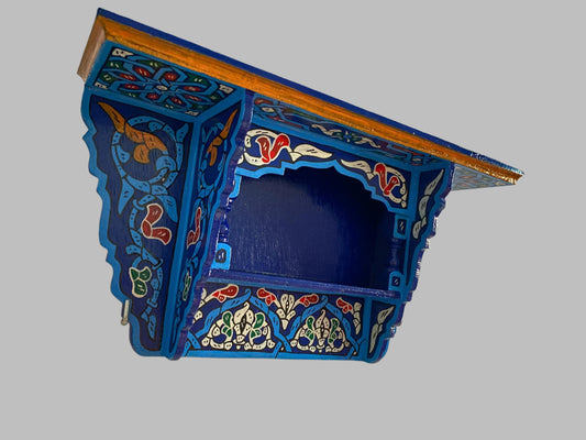 Moroccan Zouak Blue Shelf